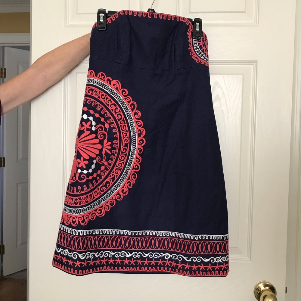 Lilly Pulitzer strapless dress